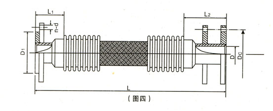 吹氧金属软管结构图
